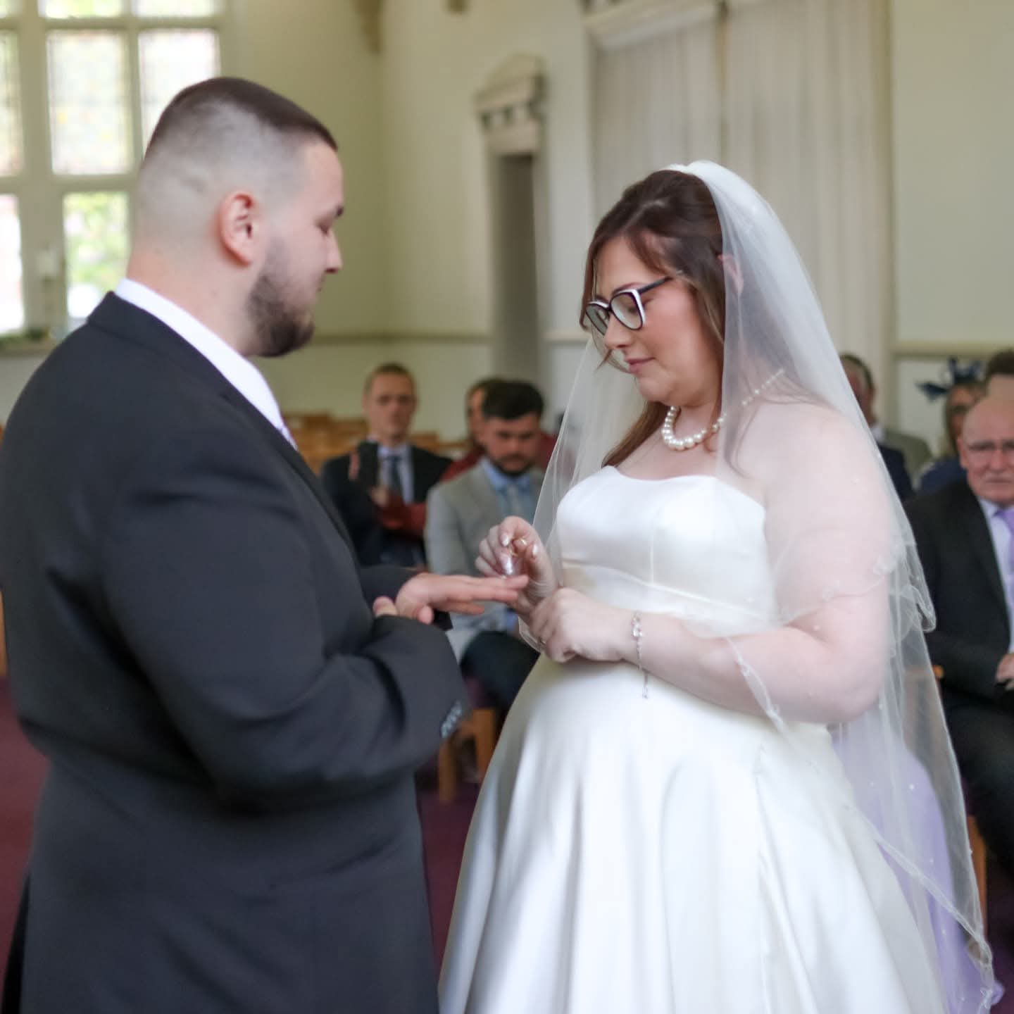 Wedding ring exchange